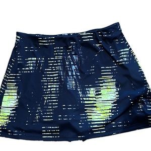 Grand Slam Navy and Green skort